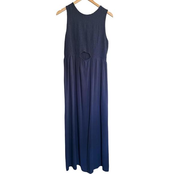 Isabel by Ingrid + Isabel navy maxi maternity dress size XXL - Picture 1 of 8